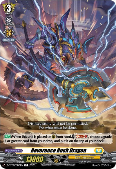 Image of Reverence Rush Dragon (D-BT09/083EN) [Dragontree Invasion]