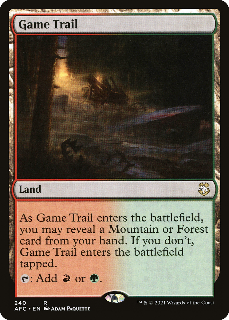 Image of Game Trail [Dungeons & Dragons: Adventures in the Forgotten Realms Commander]