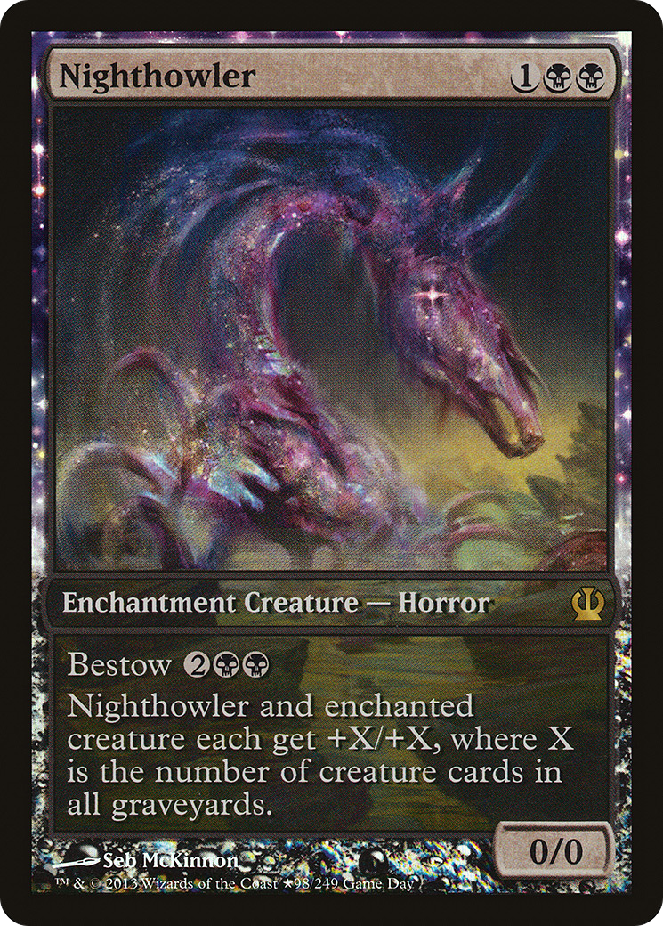 Image of Nighthowler (Game Day) (Extended Art) [Theros Promos]