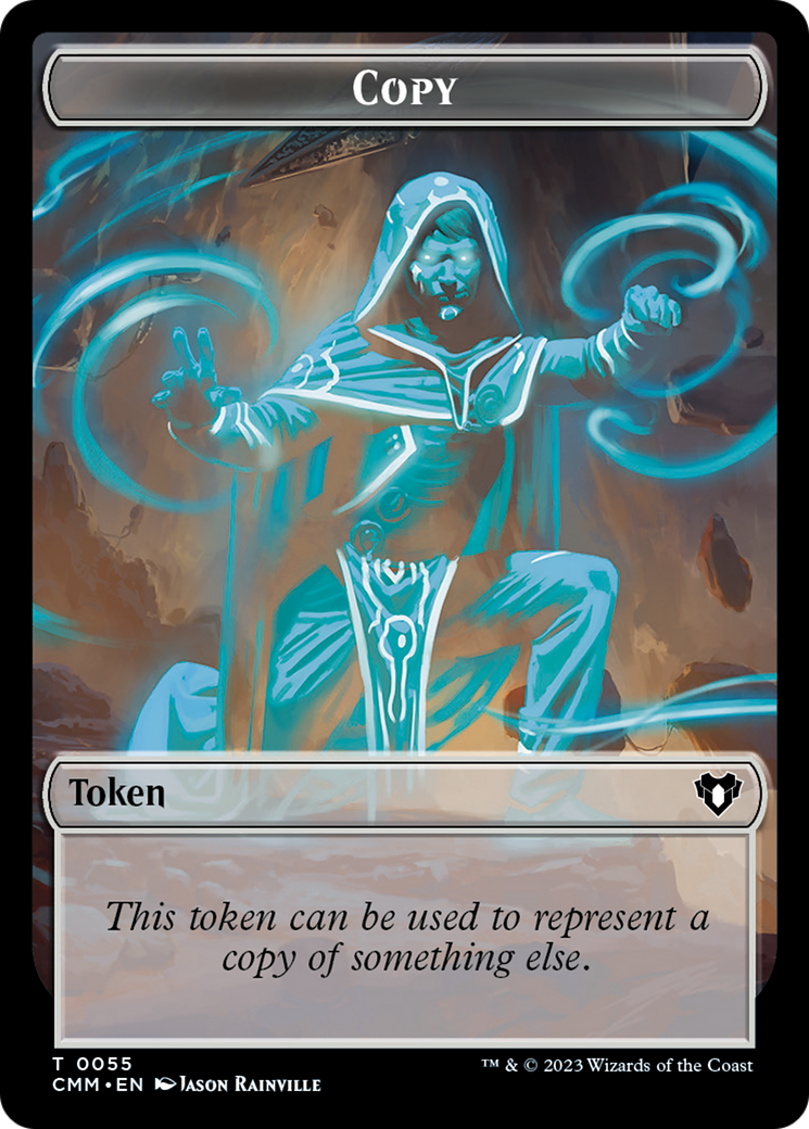 Image of Elspeth, Sun's Champion Emblem // Copy (55) Double-Sided Token [Commander Masters Tokens]