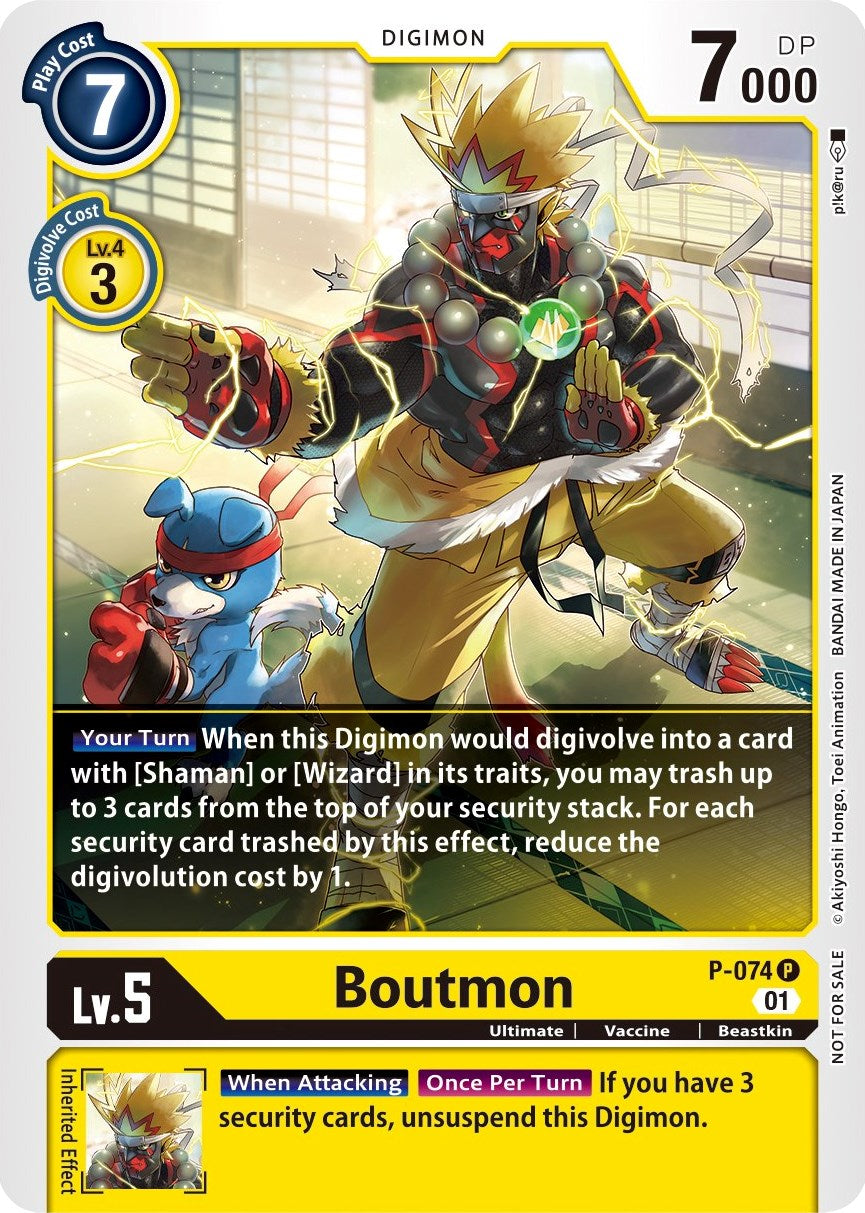 Image of Boutmon [P-074] (Update Pack) [Promotional Cards]