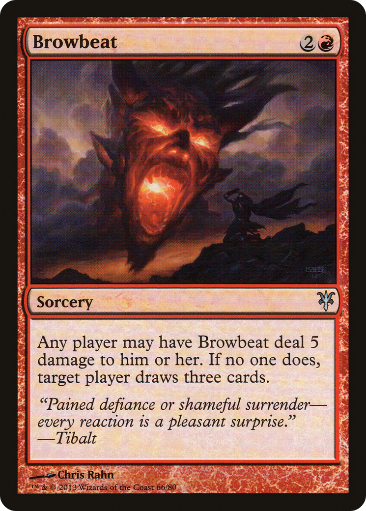 Image of Browbeat [Duel Decks: Sorin vs. Tibalt]