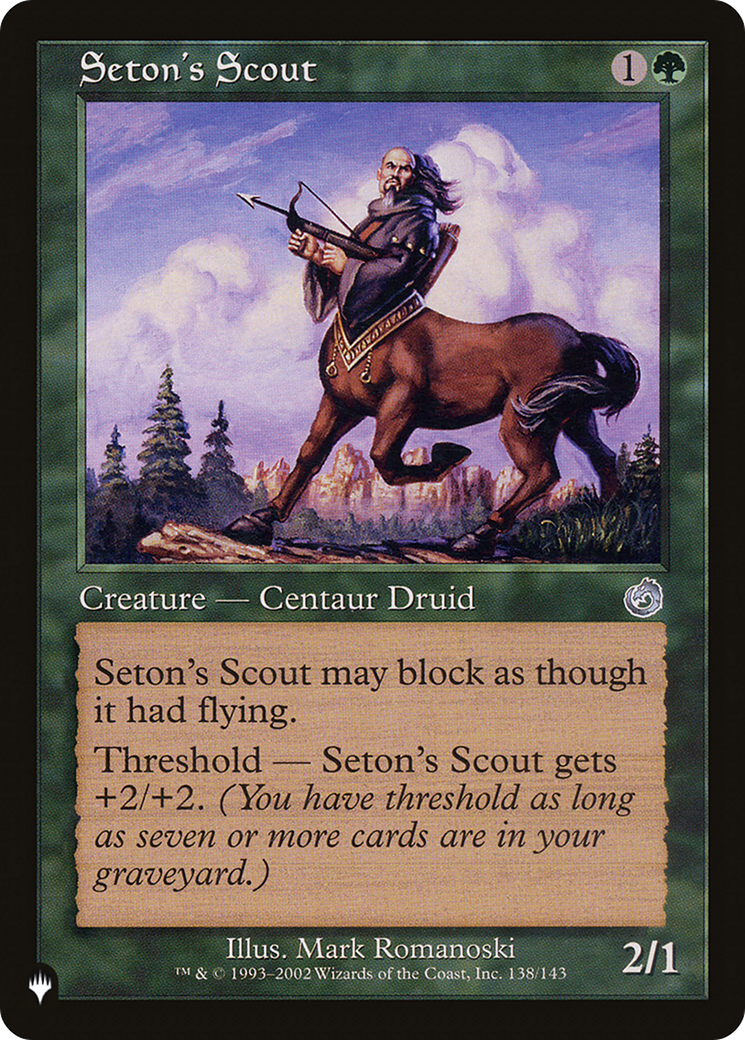 Image of Seton's Scout [The List]