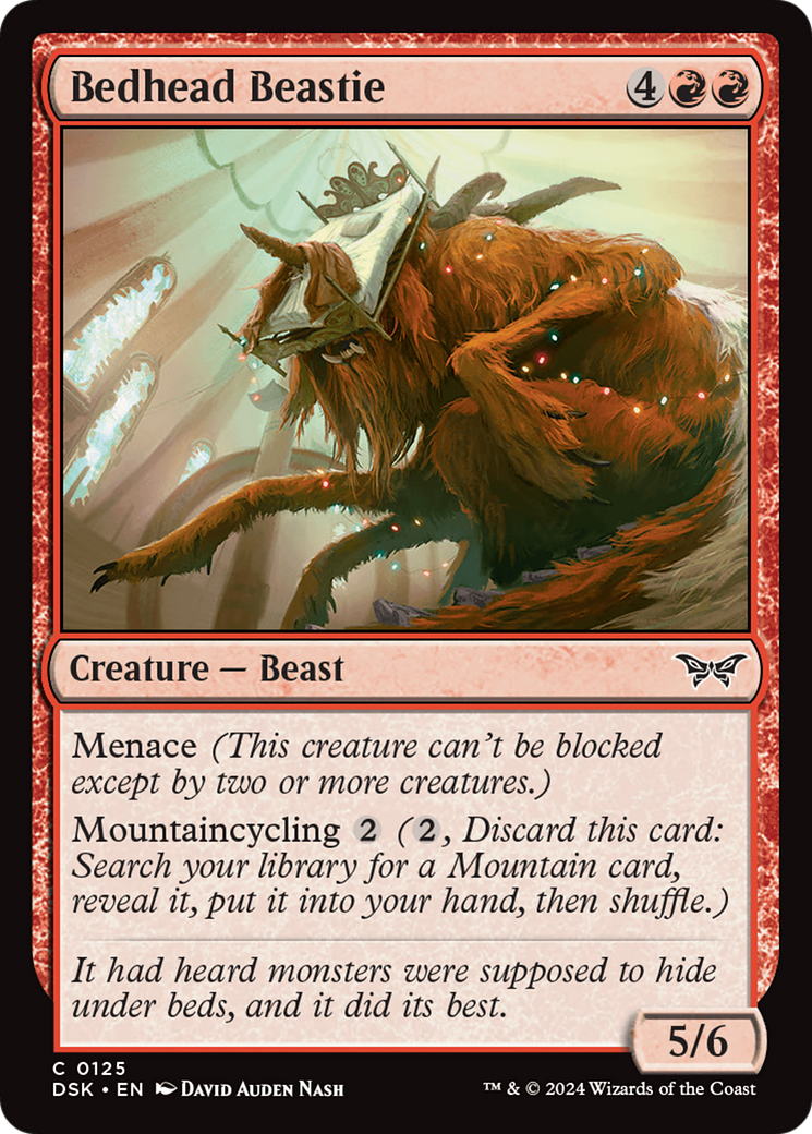 Image of Bedhead Beastie [Duskmourn: House of Horror]