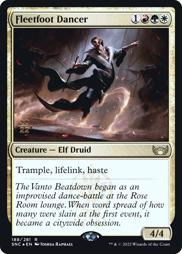 Image of Fleetfoot Dancer [Streets of New Capenna Prerelease Promos]