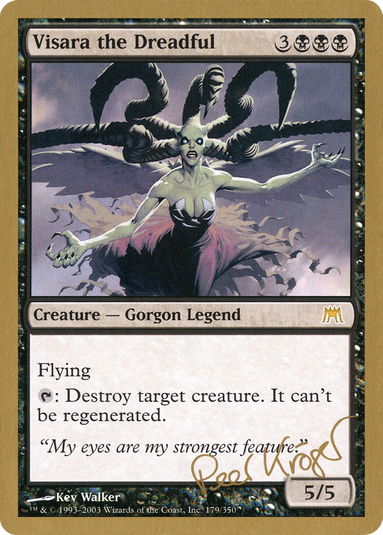 Image of Visara the Dreadful (Peer Kroger) [World Championship Decks 2003]
