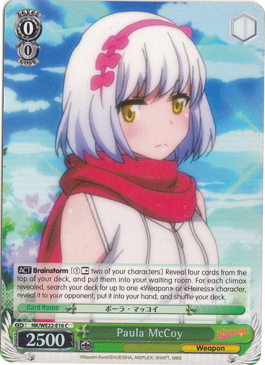 Image of Paula McCoy (NK/WE22-E16) (Parallel Foil) [NISEKOI Extra Booster]