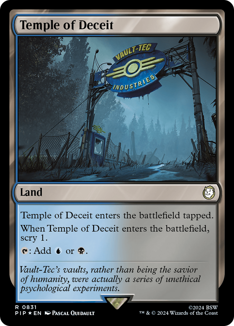 Image of Temple of Deceit (Surge Foil) [Fallout]