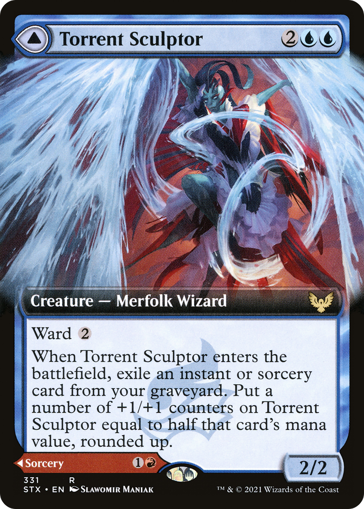 Image of Torrent Sculptor // Flamethrower Sonata (Extended Art) [Strixhaven: School of Mages]