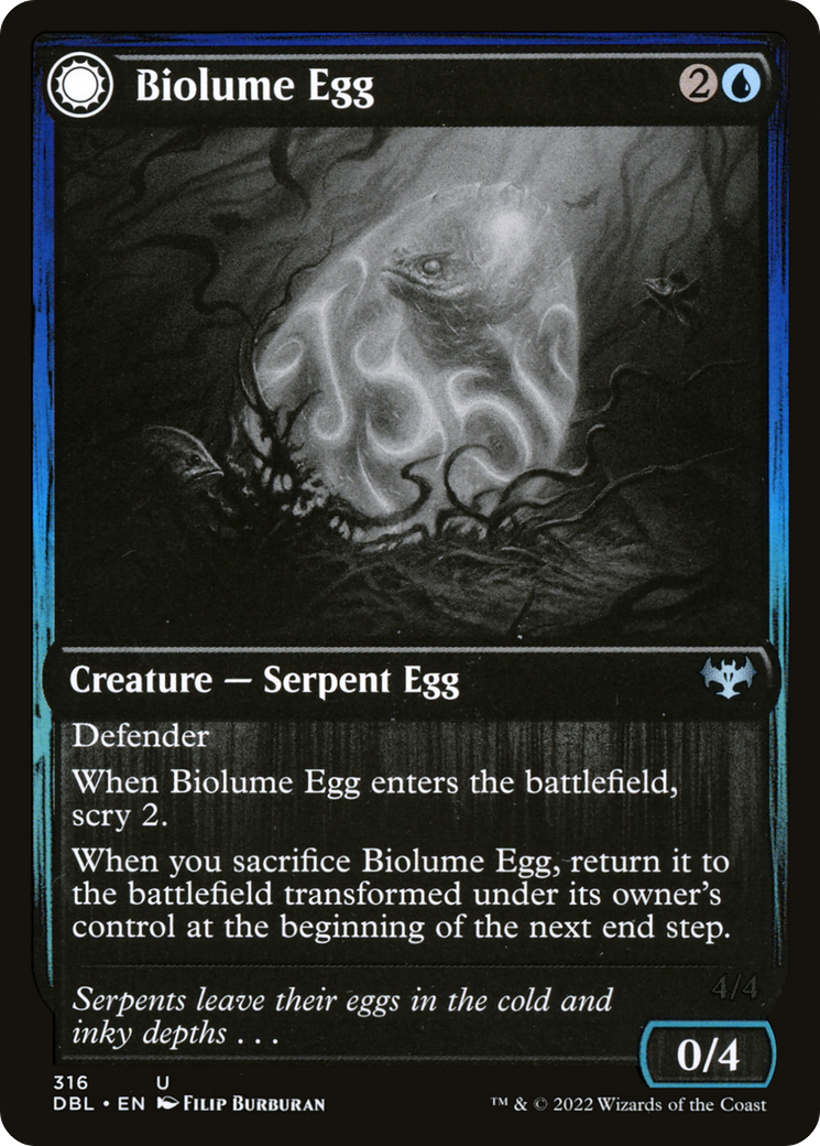 Image of Biolume Egg // Biolume Serpent [Innistrad: Double Feature]