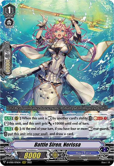 Image of Battle Siren, Nerissa (D-VS05/076EN) [V Clan Collection Vol.5]