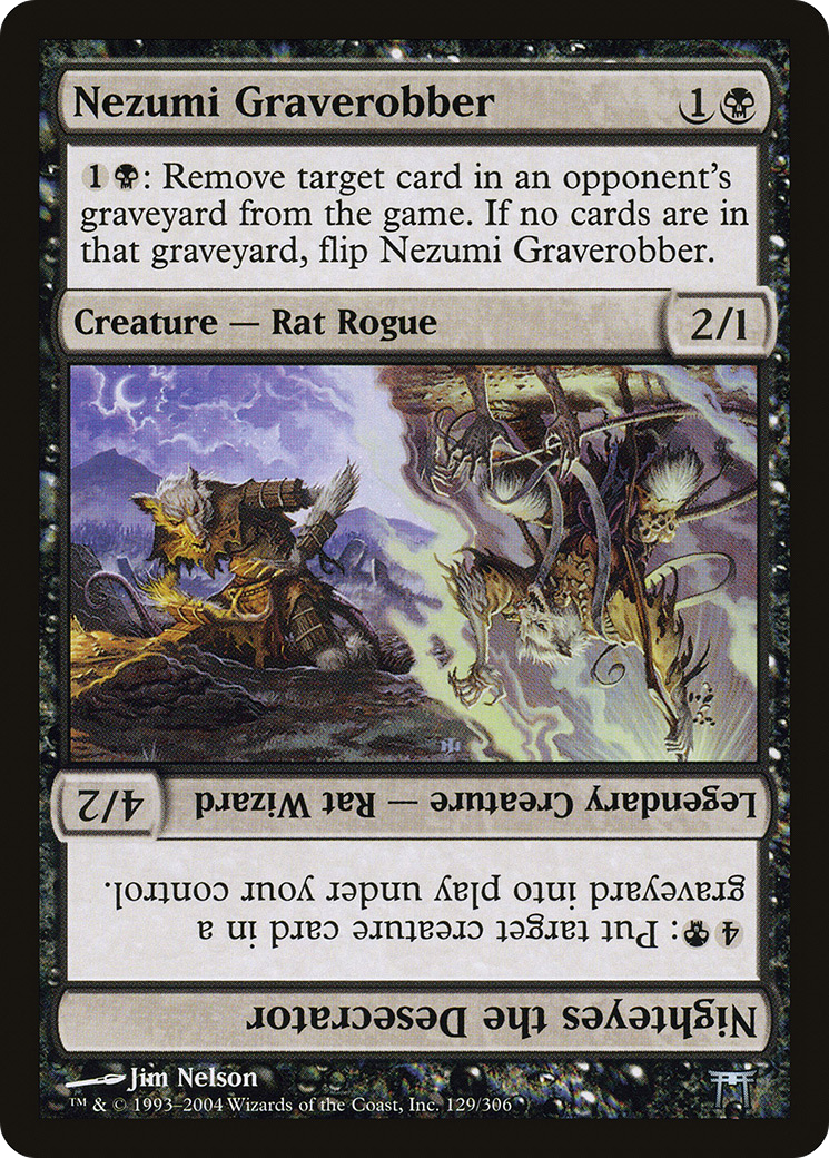Image of Nezumi Graverobber // Nighteyes the Desecrator [Champions of Kamigawa]
