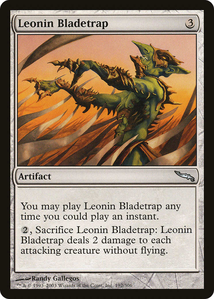 Image of Leonin Bladetrap [Mirrodin]