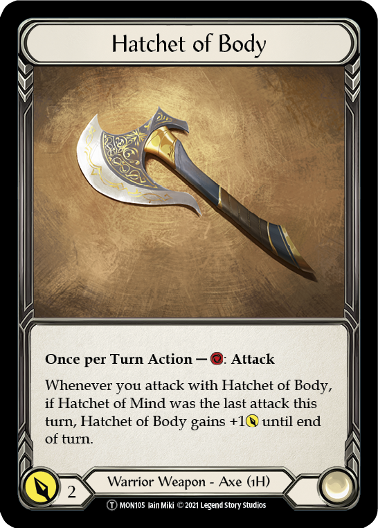 Image of Spectral Shield // Hatchet of Body [U-MON104 // U-MON105] (Monarch Unlimited)  Unlimited Normal