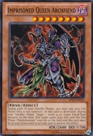 Image of Imprisoned Queen Archfiend [AP03-EN019] Common