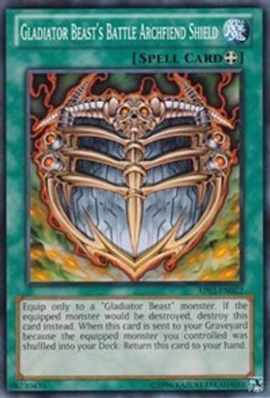 Image of Gladiator Beast's Battle Archfiend Shield [AP03-EN022] Common