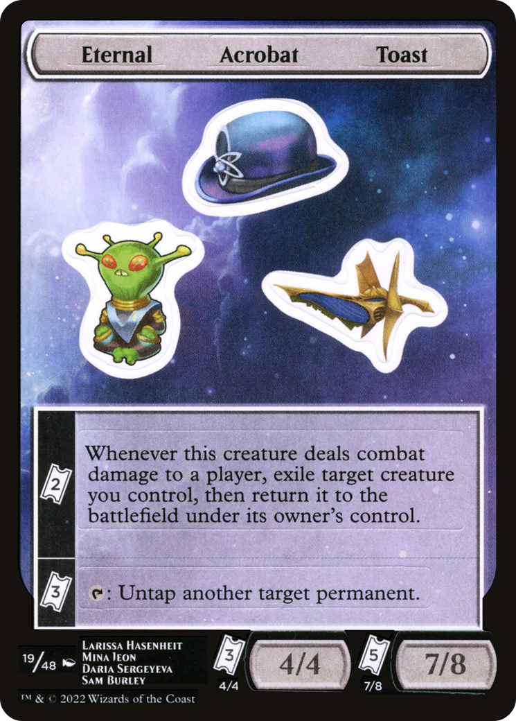 Image of Eternal Acrobat Toast [Unfinity Stickers]