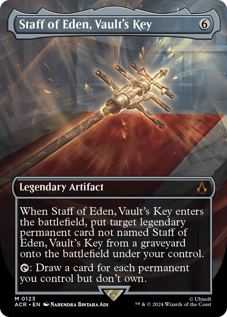 Image of Staff of Eden, Vault's Key (Borderless) [Assassin's Creed]