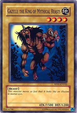 Image of Gazelle the King of Mythical Beasts [RP01-EN043] Common