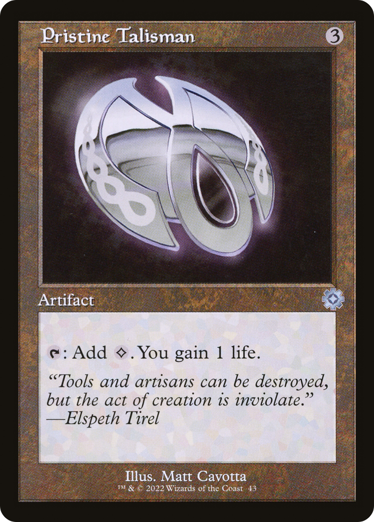 Image of Pristine Talisman (Retro) [The Brothers' War Retro Artifacts]