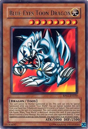 Image of Blue-Eyes Toon Dragon [RP01-EN050] Rare