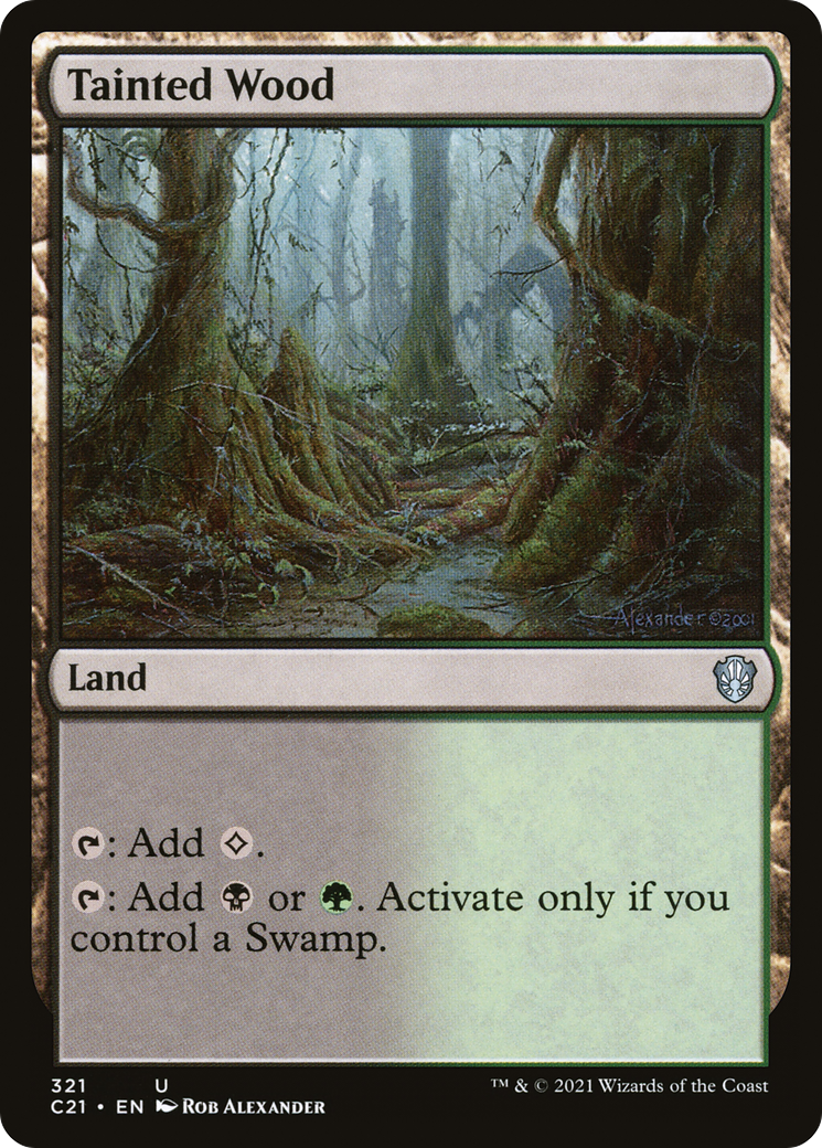 Image of Tainted Wood [Commander 2021]