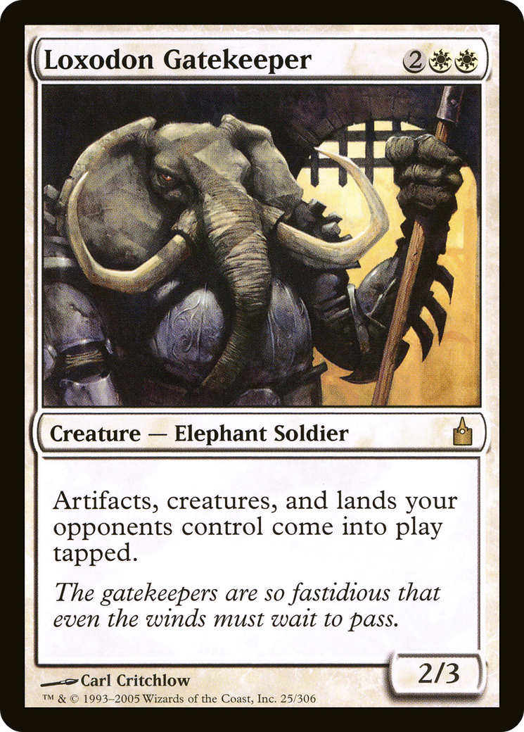 Image of Loxodon Gatekeeper [Ravnica: City of Guilds]
