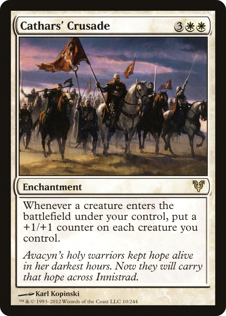 Image of Cathars' Crusade [Avacyn Restored]