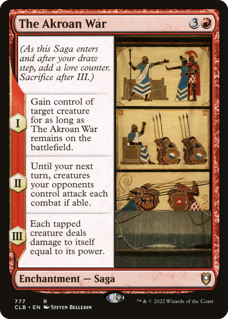 Image of The Akroan War [Commander Legends: Battle for Baldur's Gate]