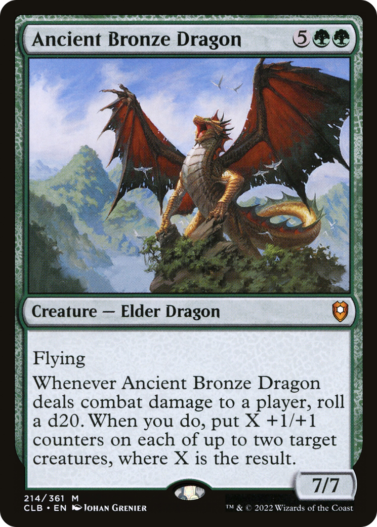 Image of Ancient Bronze Dragon [Commander Legends: Battle for Baldur's Gate]