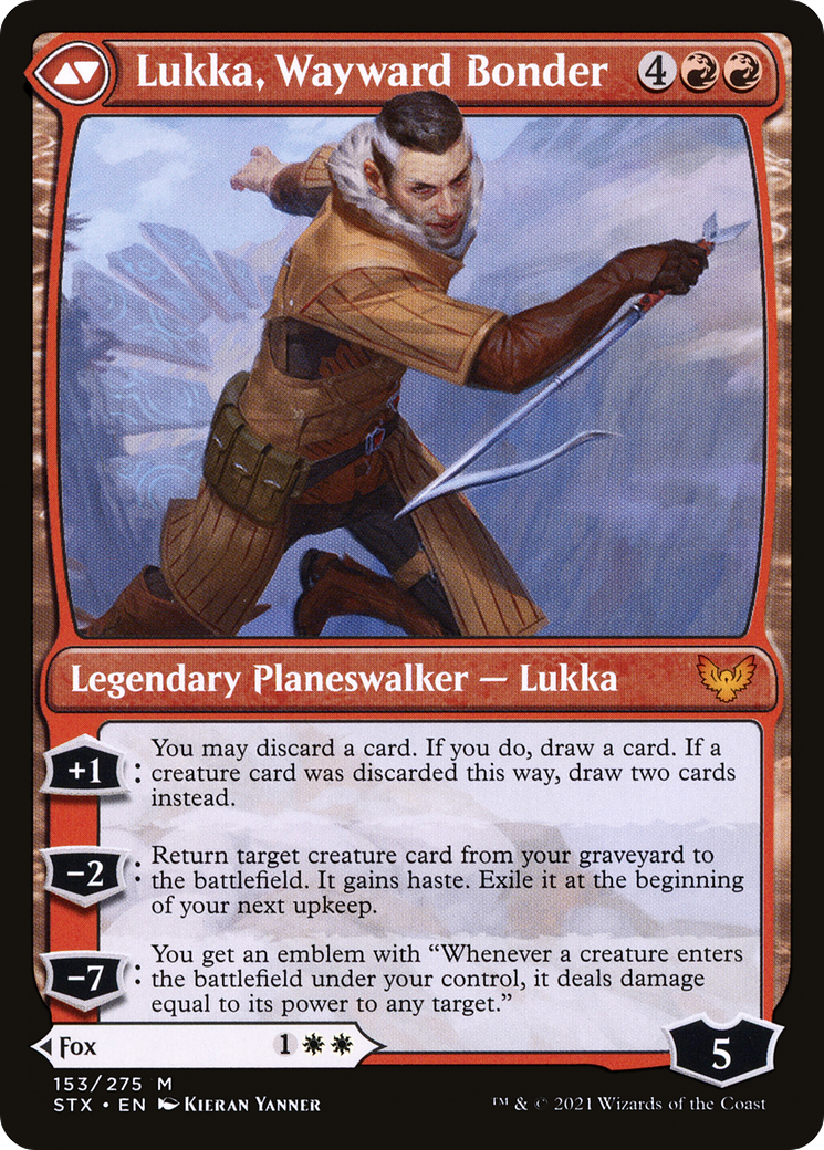 Image of Mila, Crafty Companion // Lukka, Wayward Bonder [Secret Lair: From Cute to Brute]