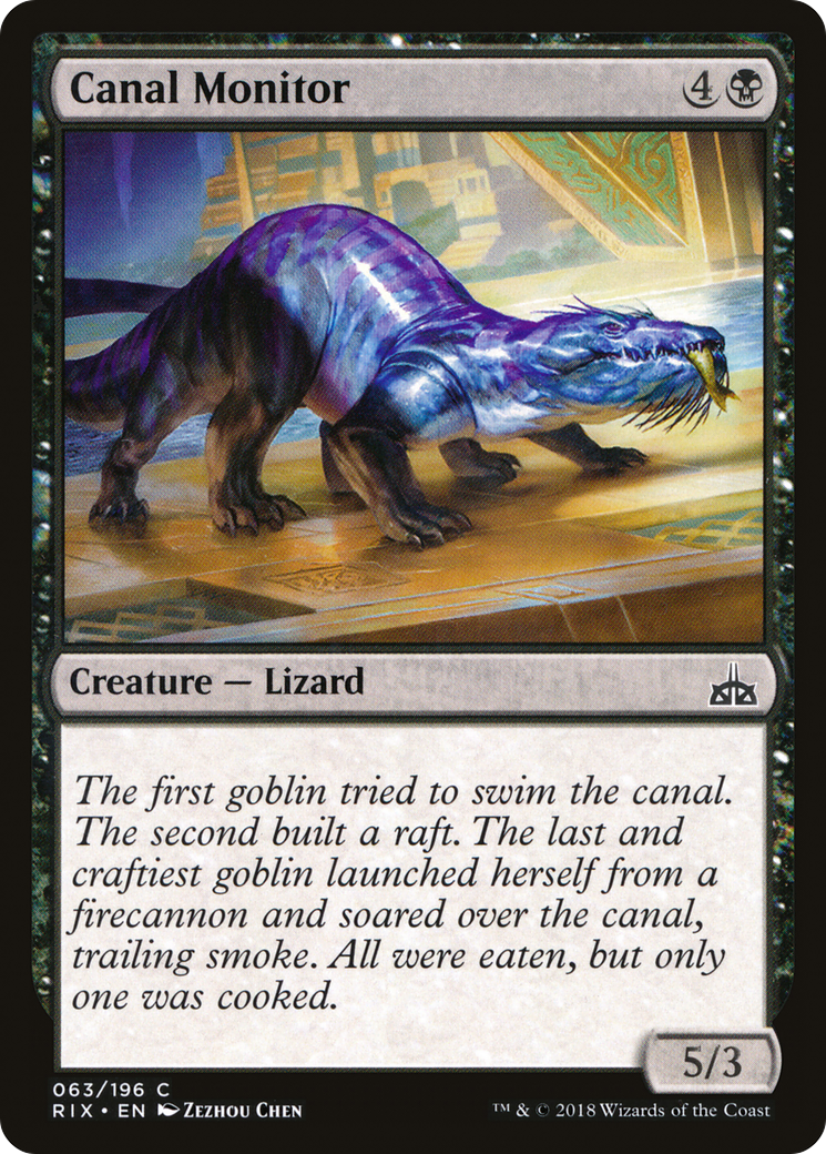 Image of Canal Monitor [Rivals of Ixalan]