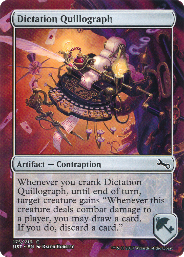Image of Dictation Quillograph [Unstable]