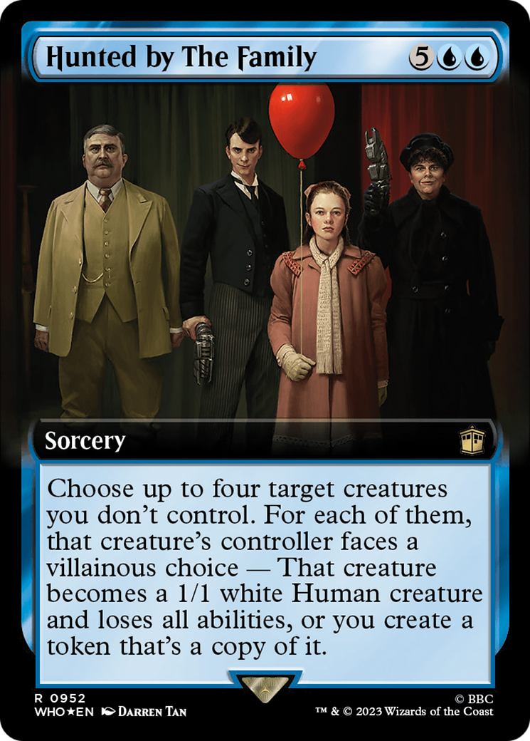 Image of Hunted by The Family (Extended Art) (Surge Foil) [Doctor Who]