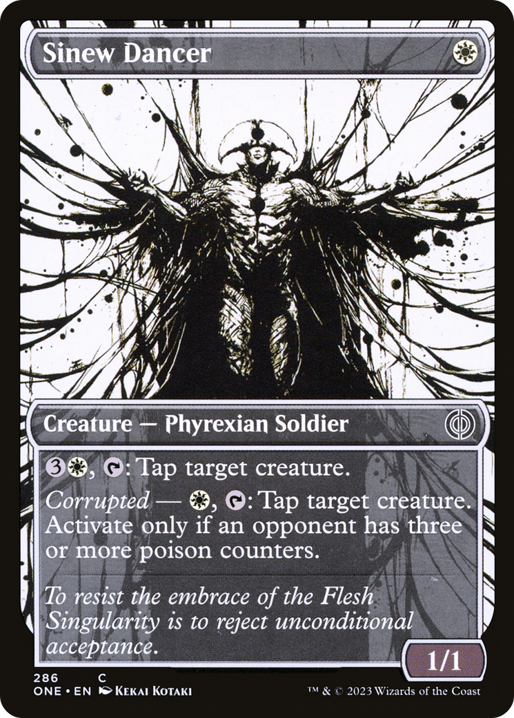Image of Sinew Dancer (Showcase Ichor) [Phyrexia: All Will Be One]