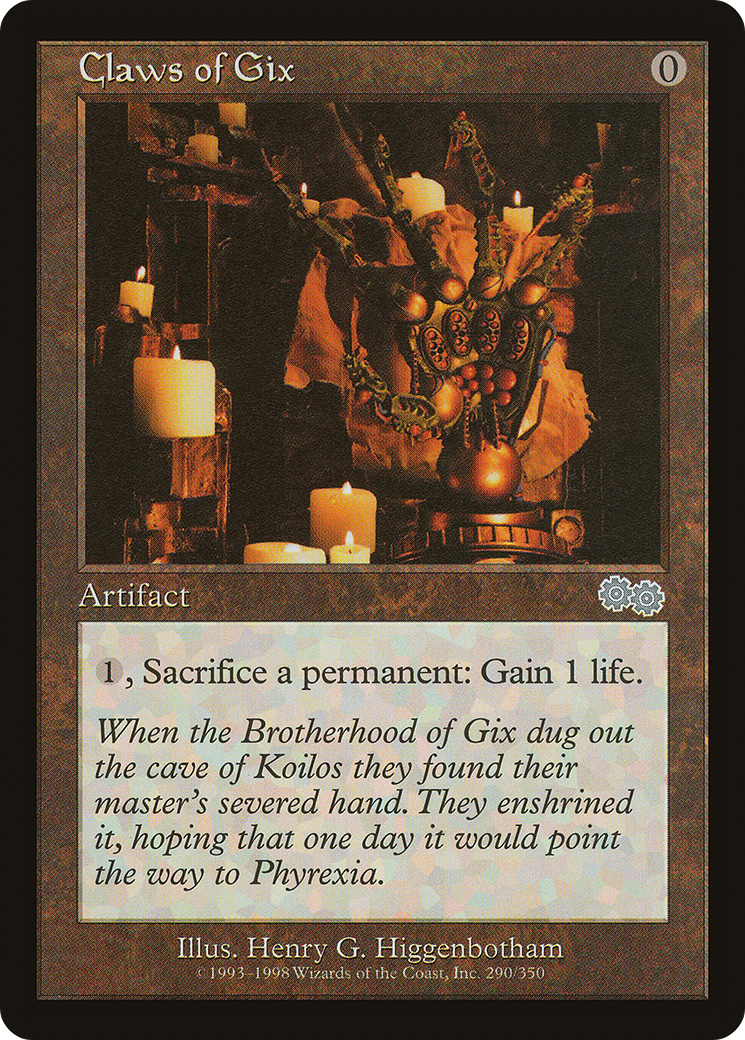 Image of Claws of Gix [Urza's Saga]