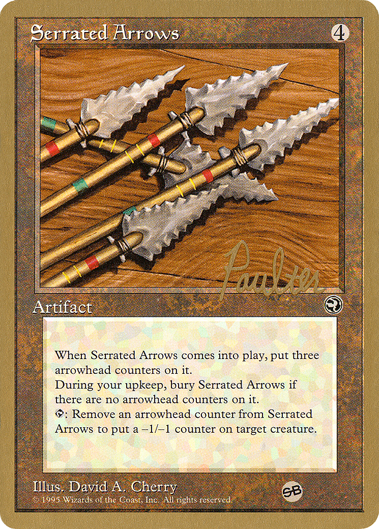 Image of Serrated Arrows (Preston Poulter) (SB) [Pro Tour Collector Set]