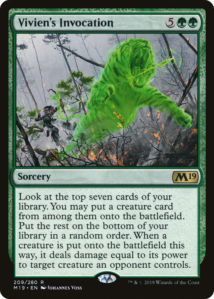 Image of Vivien's Invocation [Core Set 2019]