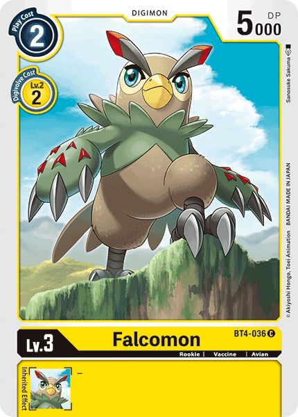 Image of Falcomon [BT4-036] [Great Legend]