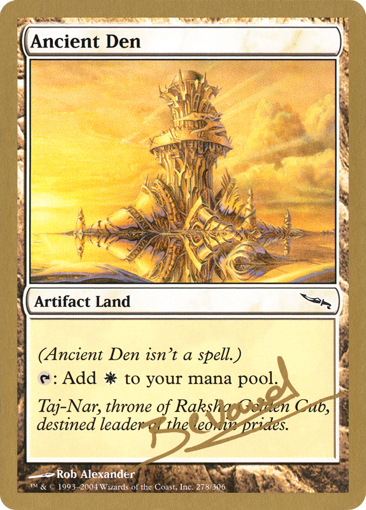 Image of Ancient Den (Manuel Bevand) [World Championship Decks 2004]