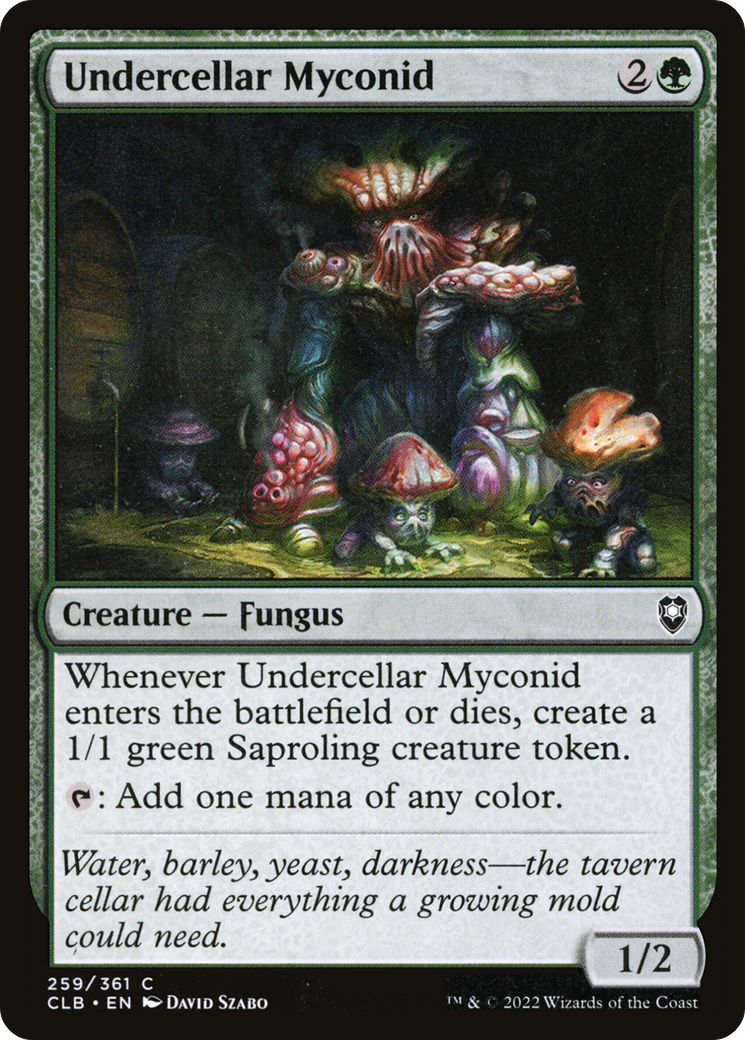 Image of Undercellar Myconid [Commander Legends: Battle for Baldur's Gate]
