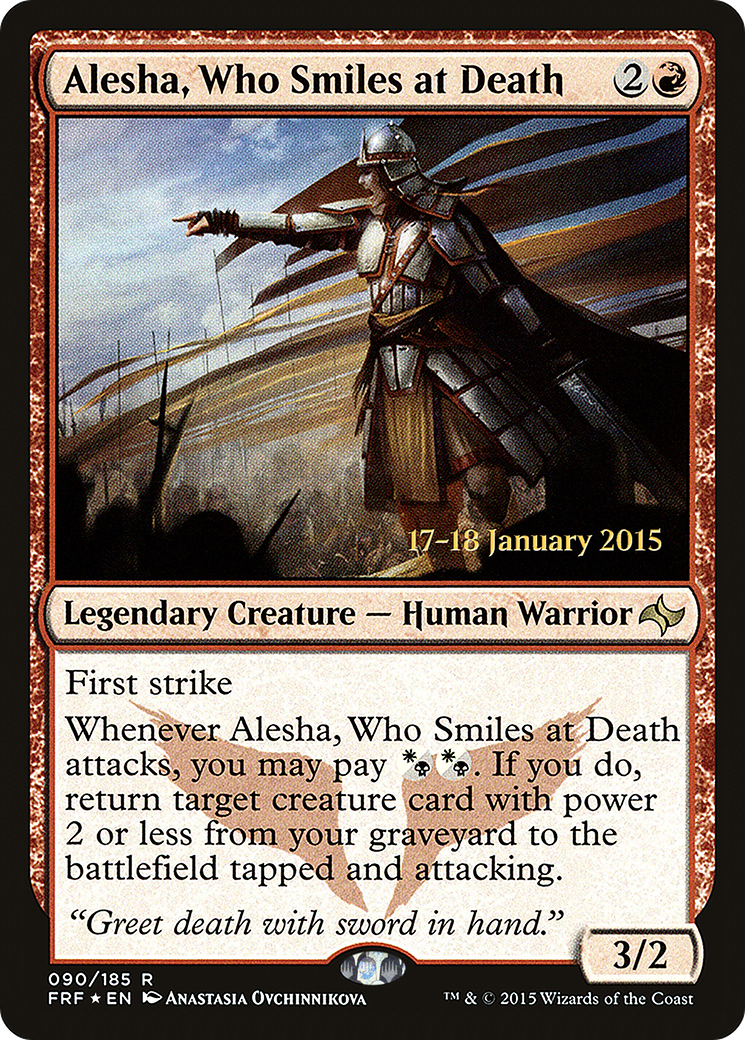 Image of Alesha, Who Smiles at Death [Fate Reforged Prerelease Promos]