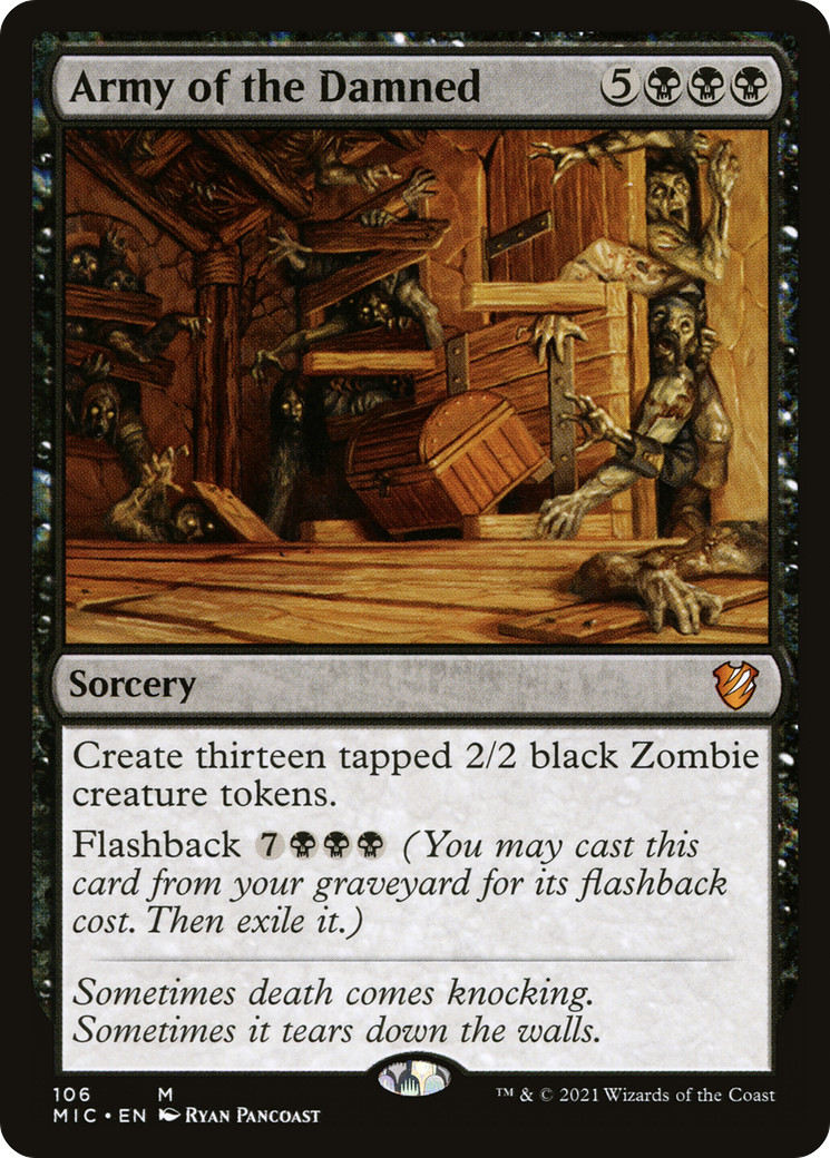 Image of Army of the Damned [Innistrad: Midnight Hunt Commander]
