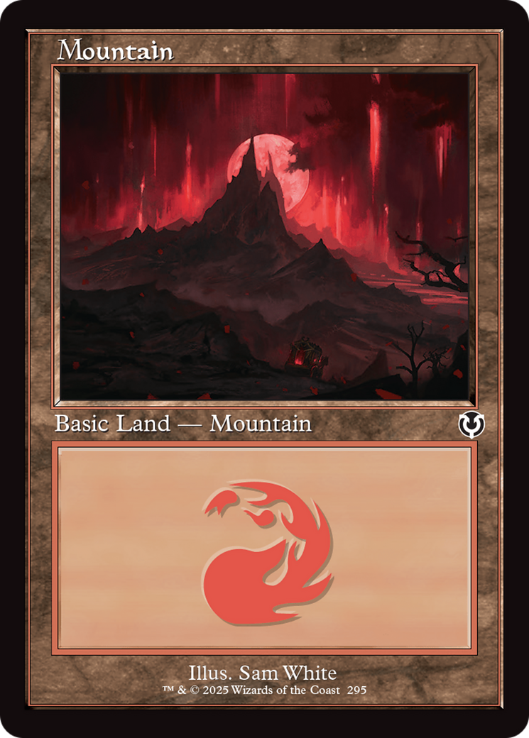 Image of Mountain (295) (Retro Frame) [Innistrad Remastered]