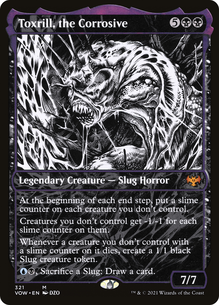 Image of Toxrill, the Corrosive (Showcase Eternal Night) [Innistrad: Crimson Vow]