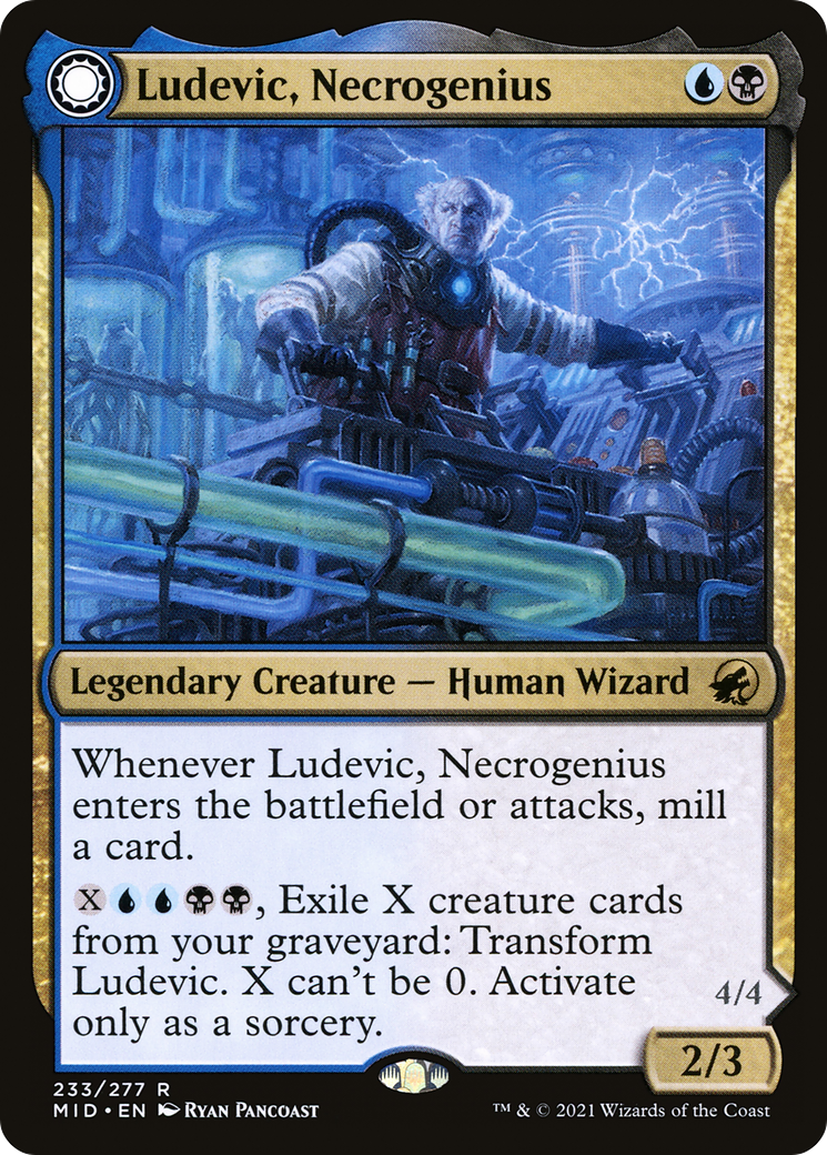 Image of Ludevic, Necrogenius // Olag, Ludevic's Hubris [Innistrad: Midnight Hunt]