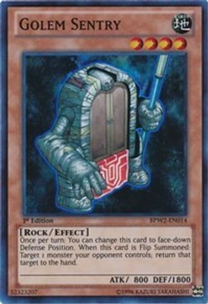 Image of Golem Sentry [BPW2-EN014] Super Rare