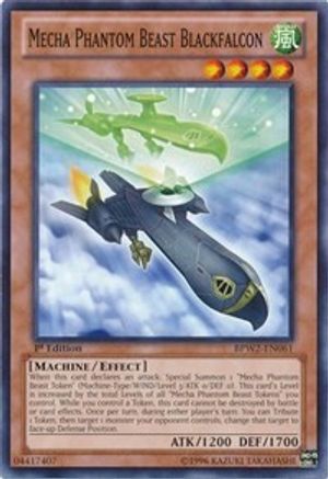 Image of Mecha Phantom Beast Blackfalcon [BPW2-EN061] Common