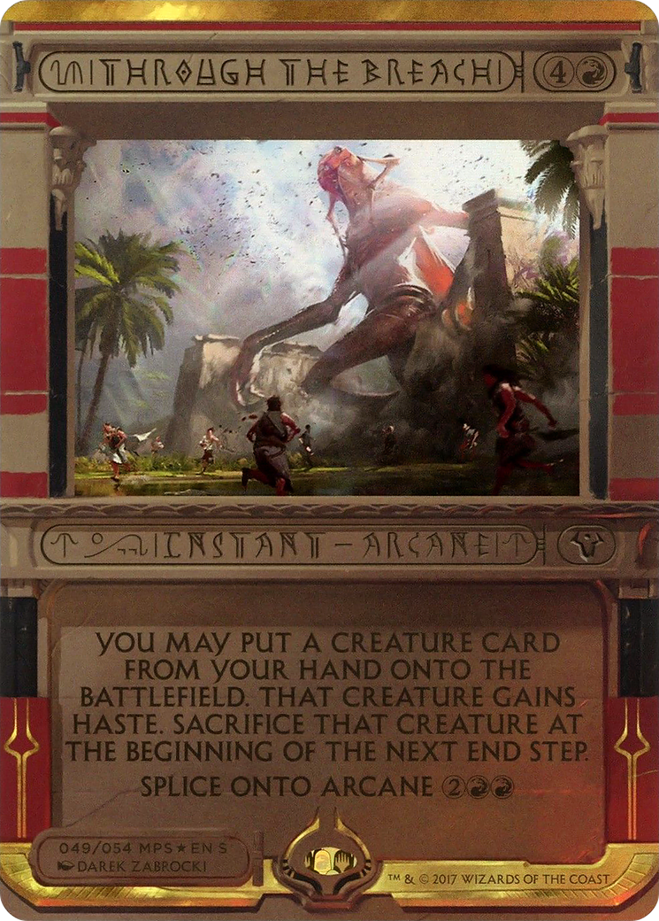Image of Through the Breach (Invocation) [Amonkhet Invocations]