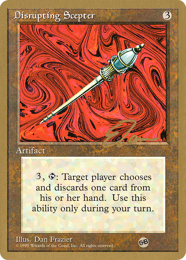 Image of Disrupting Scepter (Eric Tam) (SB) [Pro Tour Collector Set]